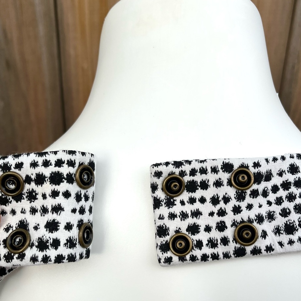 FINAL PRICE: Banana Republic Black and White Dotted Dress - Picture 6 of 9